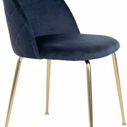 Tuotemerkit Geneve Ruokapöydän Tuoli - Sininen/messinki -Keittiö- ja ruokapöytätuolit Försäljningsbutik 4641673d8ade8c6cddd4c056c6ec3c923c