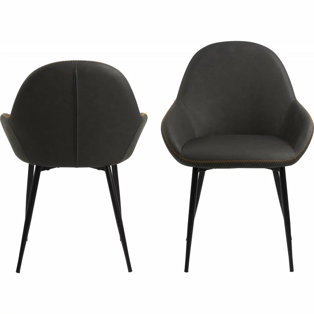 Tuotemerkit Candis Nojatuoli - Harmaa PU 5 Tuotemerkit Candis Nojatuoli - Harmaa PU - Bild 3