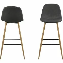 Tuotemerkit Wilma Baarijakkara - Harmaa/tammi 10 Tuotemerkit Wilma Baarijakkara - Harmaa/tammi -Keittiö- ja ruokapöytätuolit Försäljningsbutik 4af3720b9a5422d5859fb539689b55d650