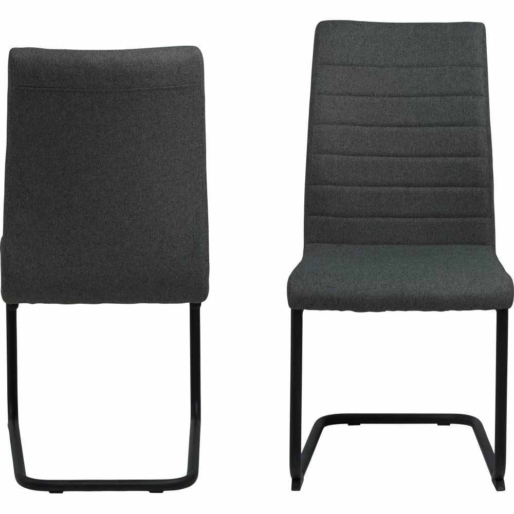 Tuotemerkit Moon Ruokapöydän Tuoli - Harmaa/musta 5 Tuotemerkit Moon Ruokapöydän Tuoli - Harmaa/musta - Bild 3