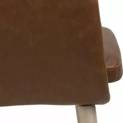 Tuotemerkit Nora Nojatuoli - Ruskea PU/valkoinen Pigmentoitu Tammi -Keittiö- ja ruokapöytätuolit Försäljningsbutik 4ff863ae1d1f92a03bd8c54b21c4e4738d