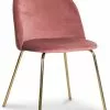 Tuotemerkit Giovani Velvet -tuoli - Korallinvaaleanpunainen / Messinki -Keittiö- ja ruokapöytätuolit Försäljningsbutik 506da5800f4d47f2da2cf3794adbb062a3