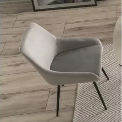 Tuotemerkit Albi Ruokapöydän Tuoli - Vaaleanharmaa Sametti 10 Tuotemerkit Albi Ruokapöydän Tuoli - Vaaleanharmaa Sametti -Keittiö- ja ruokapöytätuolit Försäljningsbutik 515db5e9f976a760183cf1d4ef139aac06