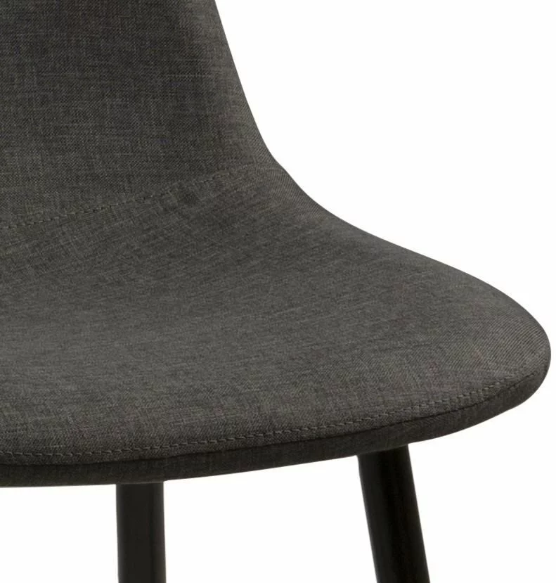 Tuotemerkit Wilma-ruokatuoli - Harmaa/musta 6 Tuotemerkit Wilma-ruokatuoli - Harmaa/musta - Bild 4