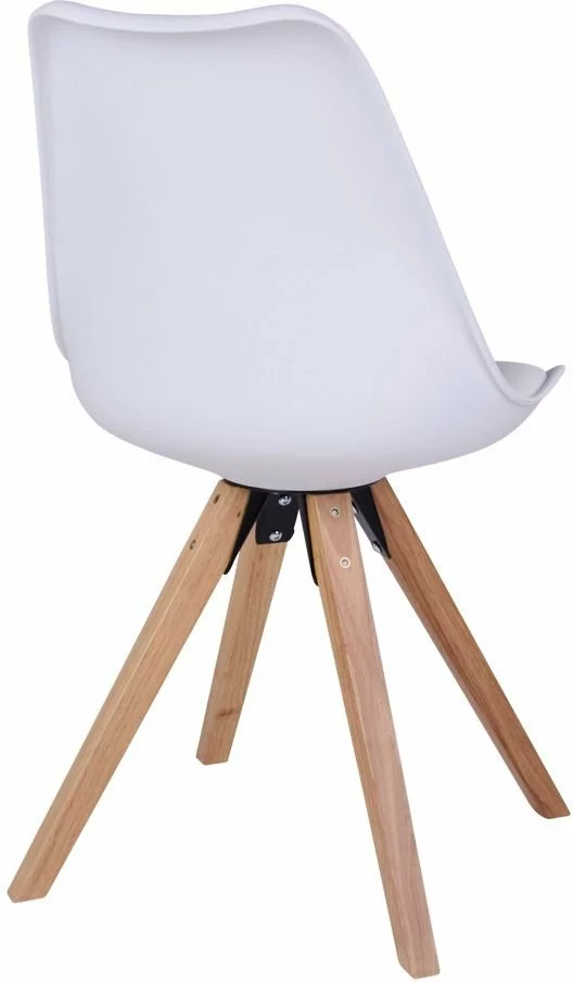 Tuotemerkit Bergen Ruokailutuoli - Valkoinen/luonnollinen 5 Tuotemerkit Bergen Ruokailutuoli - Valkoinen/luonnollinen - Bild 3