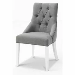 Tuotemerkit Tuva Europa - Ruokatuoli Kahvoilla (harmaa/valkoinen) -Keittiö- ja ruokapöytätuolit Försäljningsbutik 579e6744a3025b124fe68053871a2fc4e9