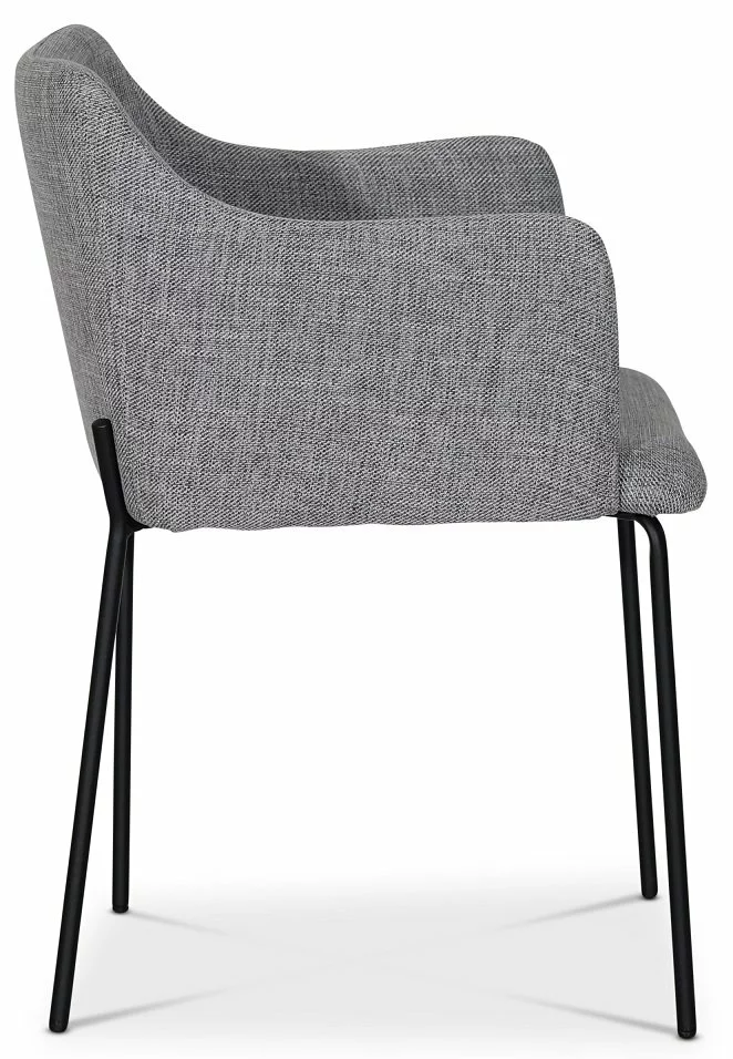 Tuotemerkit New Yorkin Nojatuoli - Harmaa Kangas 5 Tuotemerkit New Yorkin Nojatuoli - Harmaa Kangas - Bild 3