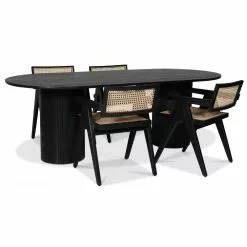 Tuotemerkit Strömsberg Runkotuoli - Musta Mahonki/rottinki -Keittiö- ja ruokapöytätuolit Försäljningsbutik 5d00a7cfb93a0bff3063e79cf48e94821e