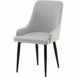 Tuotemerkit Paradis Ruokatuoli - Vaaleanharmaa/musta -Keittiö- ja ruokapöytätuolit Försäljningsbutik 5f2a7ab80c3bc3fd386a1980f1be21dbeb