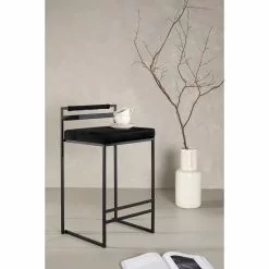 Tuotemerkit Opelika Baarijakkara - Musta -Keittiö- ja ruokapöytätuolit Försäljningsbutik 5f587150573b8057774d2c0aa73996db1b