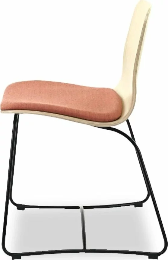 Tuotemerkit Lonkat Ruokailutuoli Metallijalustalla Ja Pehmustetulla Istuimella - Istuimen Ja Verhoilun Väri Valinnainen 5 Tuotemerkit Lonkat Ruokailutuoli Metallijalustalla Ja Pehmustetulla Istuimella - Istuimen Ja Verhoilun Väri Valinnainen - Bild 3