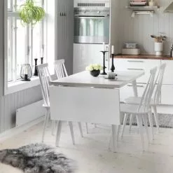 Tuotemerkit Dalsland-pinnatuoli - Valkoinen -Keittiö- ja ruokapöytätuolit Försäljningsbutik 5fc3318a804294e5b5bbacb7b6571d8d69