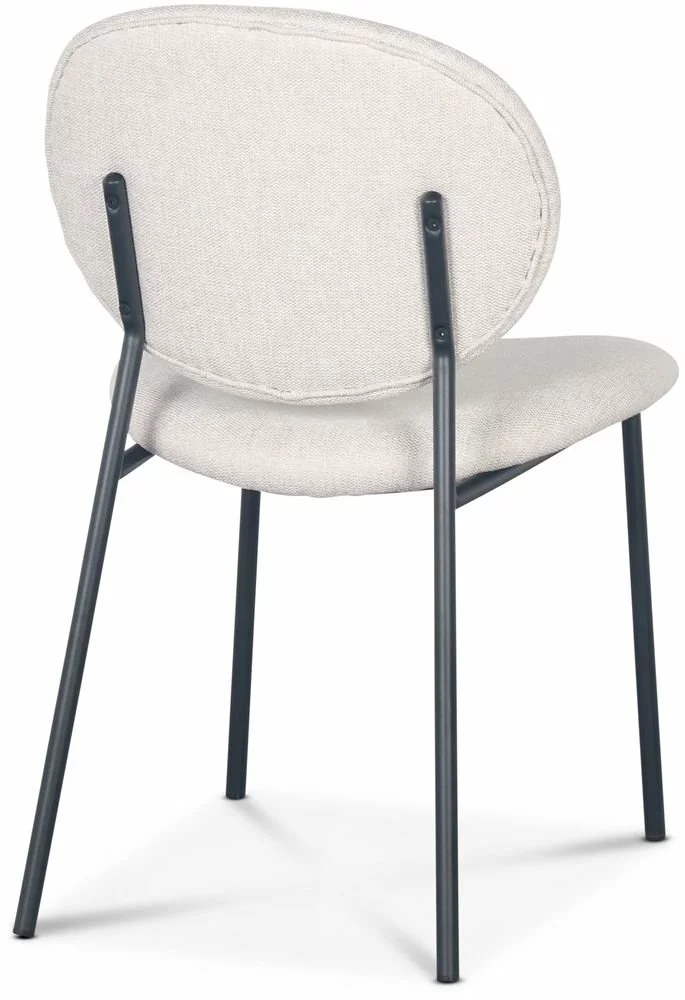 Tuotemerkit Tuftattu Tuoli - Beige Kangas/musta 6 Tuotemerkit Tuftattu Tuoli - Beige Kangas/musta - Bild 4