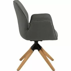 Tuotemerkit Aura-nojatuoli - Tummanharmaa/tammi -Keittiö- ja ruokapöytätuolit Försäljningsbutik 62c09bbc8ea7fd43c1c8df72a3a61dd4a1