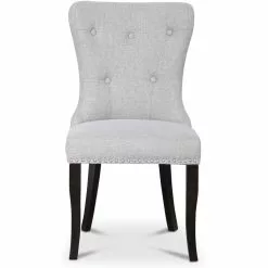 Tuotemerkit Ingrid Ruokatuoli - Harmaa / Ruskeat Jalat -Keittiö- ja ruokapöytätuolit Försäljningsbutik 635d1d67b03a02154896c1e0de15c7494b