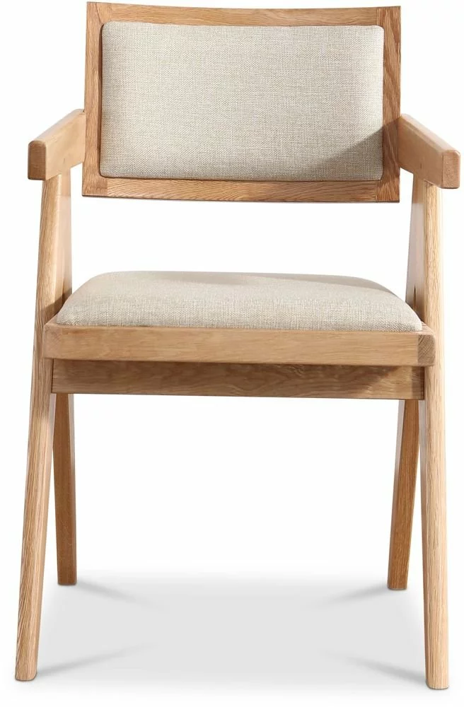 Tuotemerkit Sara Nojatuoli - Tammi / Pellava 4 Tuotemerkit Sara Nojatuoli - Tammi / Pellava - Bild 2