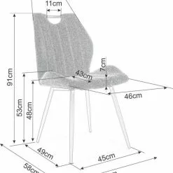 Tuotemerkit Bethlehem Ruokapöydän Tuoli - Harmaa Sametti 9 Tuotemerkit Bethlehem Ruokapöydän Tuoli - Harmaa Sametti -Keittiö- ja ruokapöytätuolit Försäljningsbutik 63ab0467142e98aad1015e5e1c9bcdd403