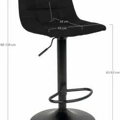 Tuotemerkit Middelfart Baarijakkara - Musta 5 Tuotemerkit Middelfart Baarijakkara - Musta -Keittiö- ja ruokapöytätuolit Försäljningsbutik 66bd6072936ed7fab27a2a050a0745b079