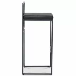 Tuotemerkit Aston Baarijakkara - Musta PU / Musta -Keittiö- ja ruokapöytätuolit Försäljningsbutik 673ee5a82d294ee5ff23dbee0ca9adcc89