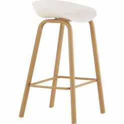 Tuotemerkit Decatur Baarijakkara - Valkoinen -Keittiö- ja ruokapöytätuolit Försäljningsbutik 6c9b9def5d45733430347298789949f07a