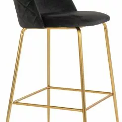 Tuotemerkit Lausanne Baarijakkara - Musta/messinki -Keittiö- ja ruokapöytätuolit Försäljningsbutik 6d5a893010df32995b5cd9930986a324c8