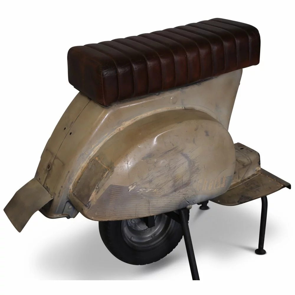 Tuotemerkit Skootterin Baarijakkara - Vintage Beige / Ruskea 5 Tuotemerkit Skootterin Baarijakkara - Vintage Beige / Ruskea - Bild 3