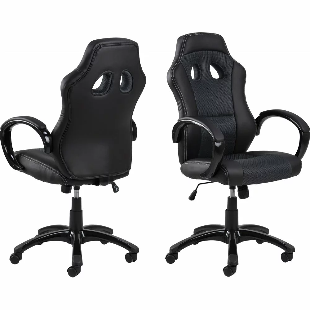 Tuotemerkit Kilpatyötuoli / Pelituoli - Harmaa 4 Tuotemerkit Kilpatyötuoli / Pelituoli - Harmaa - Bild 2