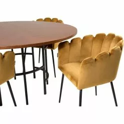 Tuotemerkit Halmstad Nojatuoli - Keltainen -Keittiö- ja ruokapöytätuolit Försäljningsbutik 718dbf68915d1f16b954fcbc8d658af068