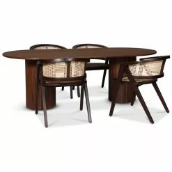 Tuotemerkit Siknäs Runkotuoli - Ruskea Mahonki/rottinki -Keittiö- ja ruokapöytätuolit Försäljningsbutik 7482434441b849c0a6a9e1451f10984a6b