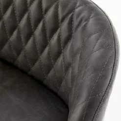 Tuotemerkit Orville-baarituoli - Tummanharmaa Vintage (PU) -Keittiö- ja ruokapöytätuolit Försäljningsbutik 749585f6d3cd1933611f08f0aa59cd63d1