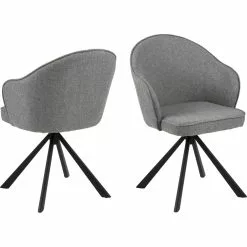 Tuotemerkit Mitzie-nojatuoli - Harmaa 9 Tuotemerkit Mitzie-nojatuoli - Harmaa -Keittiö- ja ruokapöytätuolit Försäljningsbutik 7a4a5f240addc2ed4bd899ac919949038a 1