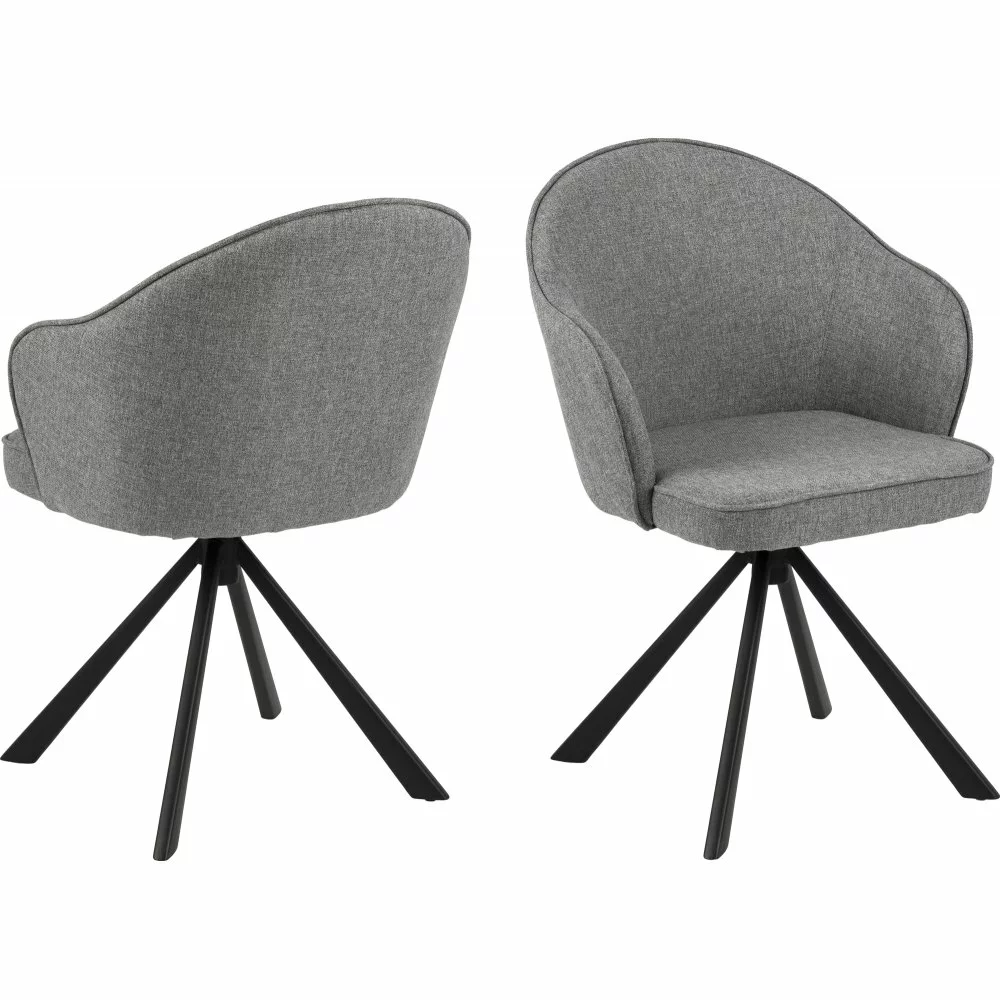 Tuotemerkit Mitzie-nojatuoli - Harmaa 4 Tuotemerkit Mitzie-nojatuoli - Harmaa - Bild 2