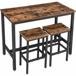 Tuotemerkit Gunnar Baaripöytäsetti 120 X 60 Cm - Ruskea/musta 9 Tuotemerkit Gunnar Baaripöytäsetti 120 X 60 Cm - Ruskea/musta -Keittiö- ja ruokapöytätuolit Försäljningsbutik 7bfc0cde184bafed0e4f70b65d9e614be3