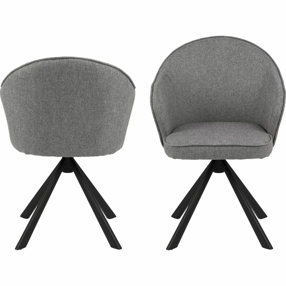 Tuotemerkit Mitzie-nojatuoli - Harmaa 5 Tuotemerkit Mitzie-nojatuoli - Harmaa - Bild 3