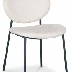 Tuotemerkit Tuftattu Tuoli - Beige Kangas/musta