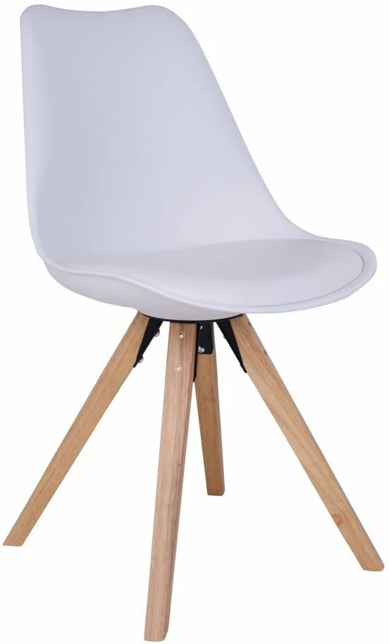 Tuotemerkit Bergen Ruokailutuoli - Valkoinen/luonnollinen 3 Tuotemerkit Bergen Ruokailutuoli - Valkoinen/luonnollinen