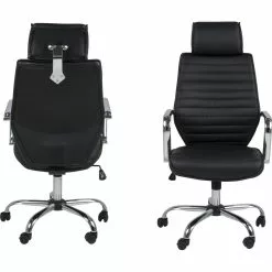 Tuotemerkit Maa Työtuoli - Musta -Keittiö- ja ruokapöytätuolit Försäljningsbutik 804dc2c519096fbc42851d4fa9bf5adf04