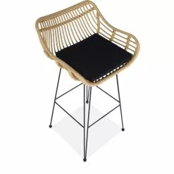 Tuotemerkit Pelican Baarijakkara 105 - Musta -Keittiö- ja ruokapöytätuolit Försäljningsbutik 805681d08107e1062c7af39b4d93a92233