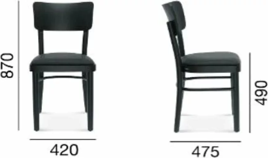 Tuotemerkit Novo Ruokapöydän Tuoli - Valinnainen Rungon Ja Verhoilun Väri 7 Tuotemerkit Novo Ruokapöydän Tuoli - Valinnainen Rungon Ja Verhoilun Väri - Bild 5