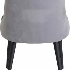 Tuotemerkit Ruokatuoli Zeus - Musta / Vaaleanharmaa Sametti -Keittiö- ja ruokapöytätuolit Försäljningsbutik 8305c312751ada56ab98afc70896e6d2f8