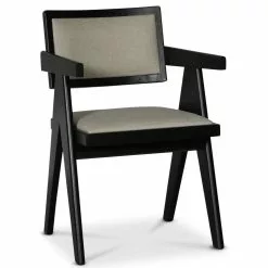 Tuotemerkit Sara Nojatuoli - Mustaksi Petsattu Tammi