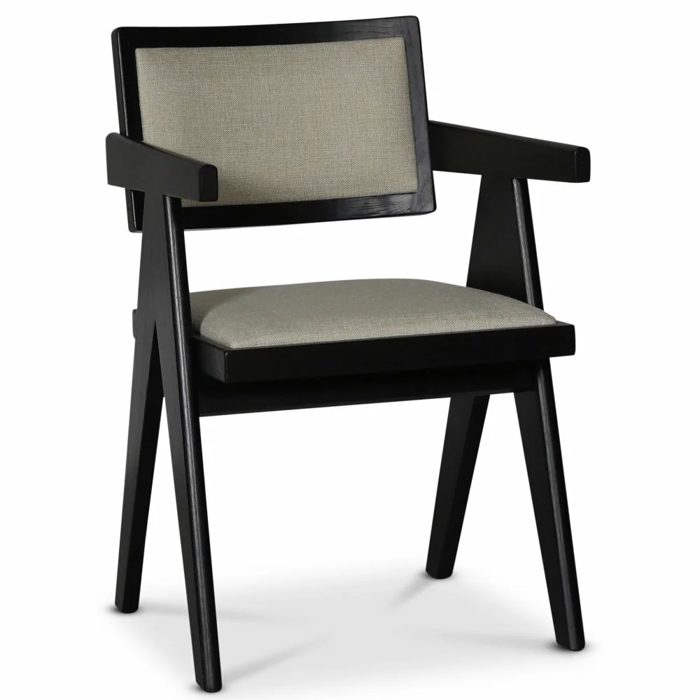 Tuotemerkit Sara Nojatuoli - Mustaksi Petsattu Tammi 3 Tuotemerkit Sara Nojatuoli - Mustaksi Petsattu Tammi