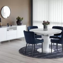 Tuotemerkit Miltona Ruokatuoli - Tummansininen Sametti 11 Tuotemerkit Miltona Ruokatuoli - Tummansininen Sametti -Keittiö- ja ruokapöytätuolit Försäljningsbutik 89315c788ee8542da956f3aab811082dba