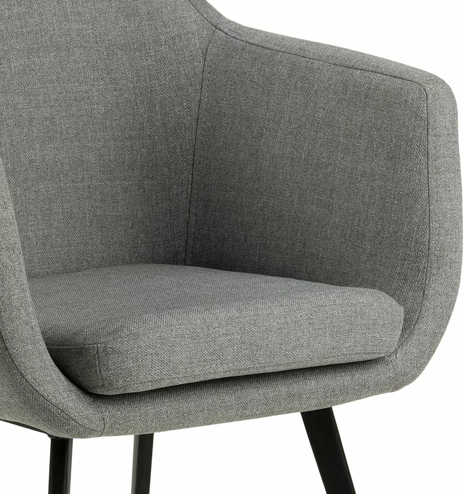 Tuotemerkit Nora Nojatuoli - Harmaa/musta 8 Tuotemerkit Nora Nojatuoli - Harmaa/musta - Bild 6