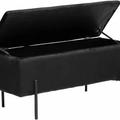 Tuotemerkit Watford Penkki Säilytystilalla - Musta -Keittiö- ja ruokapöytätuolit Försäljningsbutik 8cc5dec1c8ae69408040471baddfe5f8dc