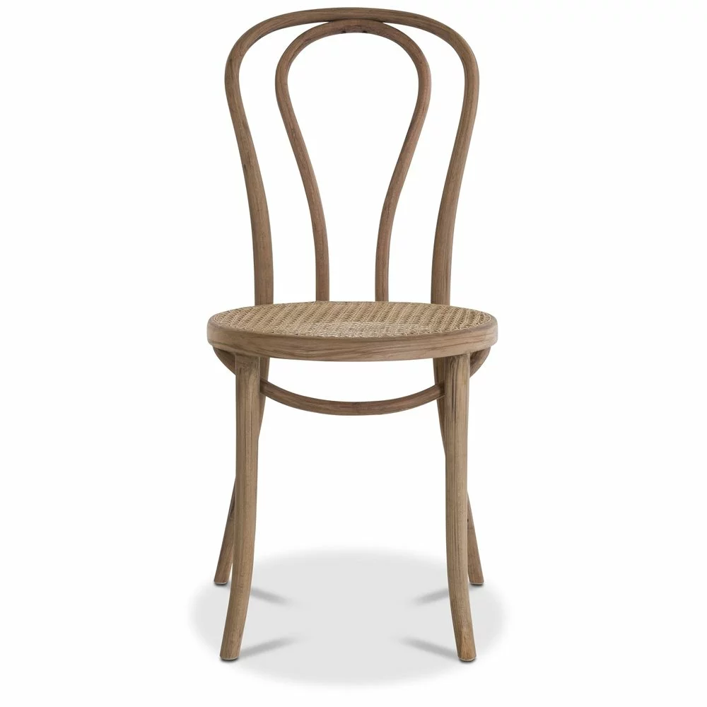 Tuotemerkit Taivutettu Tuoli No18 Classic Rottinki-istuimella - Vintage 4 Tuotemerkit Taivutettu Tuoli No18 Classic Rottinki-istuimella - Vintage - Bild 2