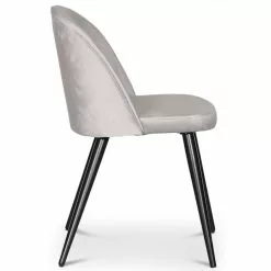 Tuotemerkit Zeus Tuoli - Musta / Vaaleanharmaa Sametti 10 Tuotemerkit Zeus Tuoli - Musta / Vaaleanharmaa Sametti -Keittiö- ja ruokapöytätuolit Försäljningsbutik 8e0cf86048ca306d915f63a596b7da4ada