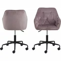 Tuotemerkit Brooke Työtuoli - Puuterivaaleanpunainen -Keittiö- ja ruokapöytätuolit Försäljningsbutik 8e3c318434e91ada1c96c6e445b96f3100