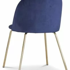 Tuotemerkit Giovani Velvet -tuoli - Sininen/Messinki -Keittiö- ja ruokapöytätuolit Försäljningsbutik 8f7b2fae06ea51d16abeccbc4deab8122f