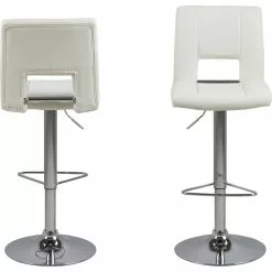 Tuotemerkit Sylvia Baarijakkara - Valkoinen PU -Keittiö- ja ruokapöytätuolit Försäljningsbutik 8f7d3d3fb7a9fc4e353a929212790fe1a8